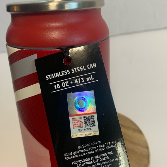 Igloo Oklahoma 16 oz Tumbler Stainless Steel Can New - Picture 6 of 7